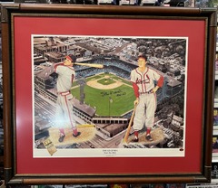 “The Legend I” - Lithograph Print - #291/500 Hand Signed Stan Musial & Lewis Watkins W/Stan the Man Inc. COA